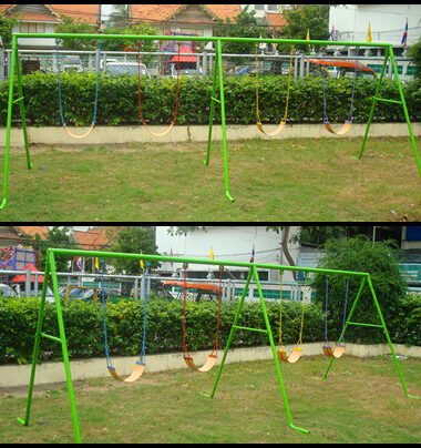 ชิงช้าโซ่ 4 ที่ ที่นั่งสายพาน