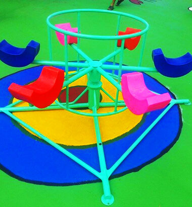 ม้าหมุนที่นั่งพลาสติก